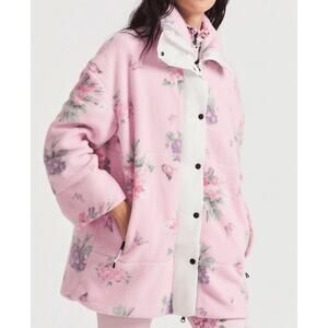 Bogner Fire + Ice x LoveShackFancy Phili Oversized Fleece Jacket pink size M
